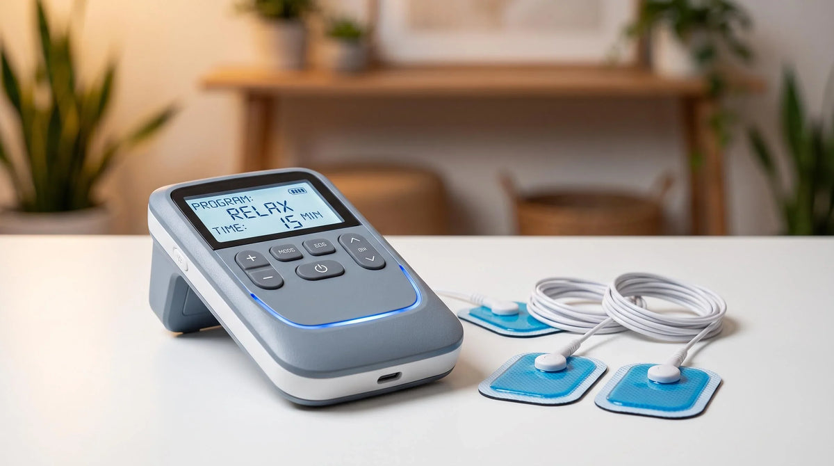 Best Rechargeable TENS EMS Machine with Electrode Pads