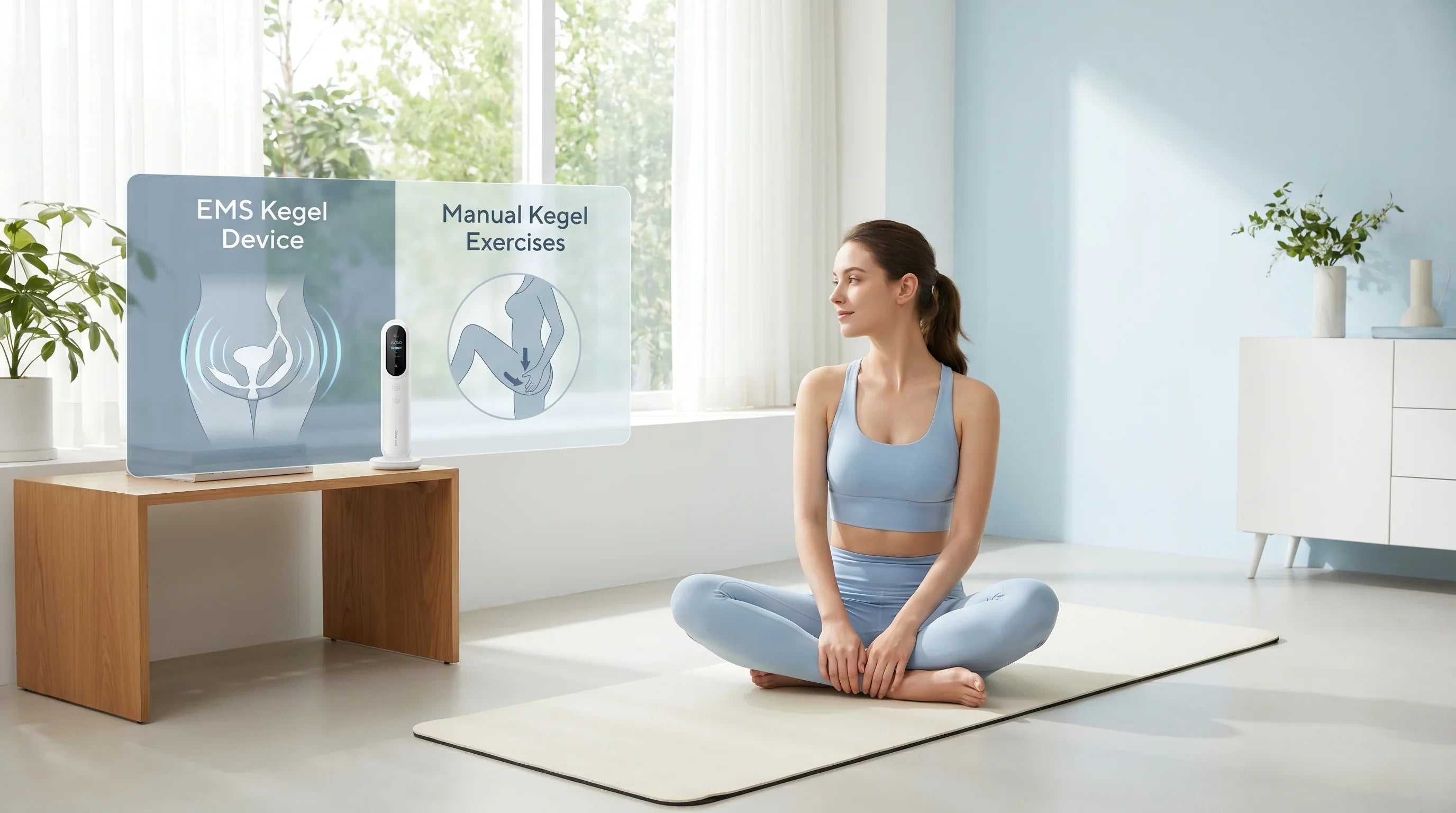 EMS vs. Manual Kegel Exercises: Which Is More Effective for Bladder Control?