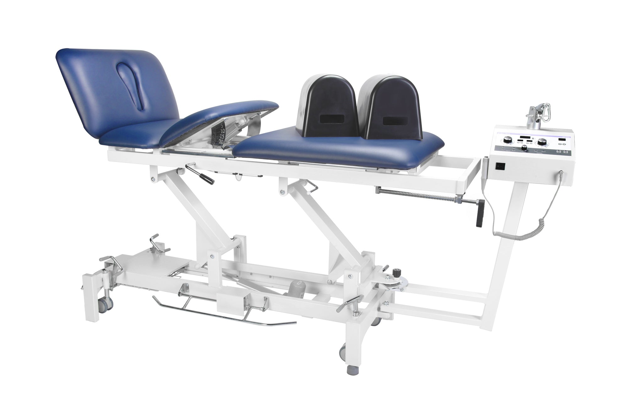 Everyway4all EU300 “TRAÇION-t” - 4 Section Traction Table (2 Motors) with 3-side Elevating Bars