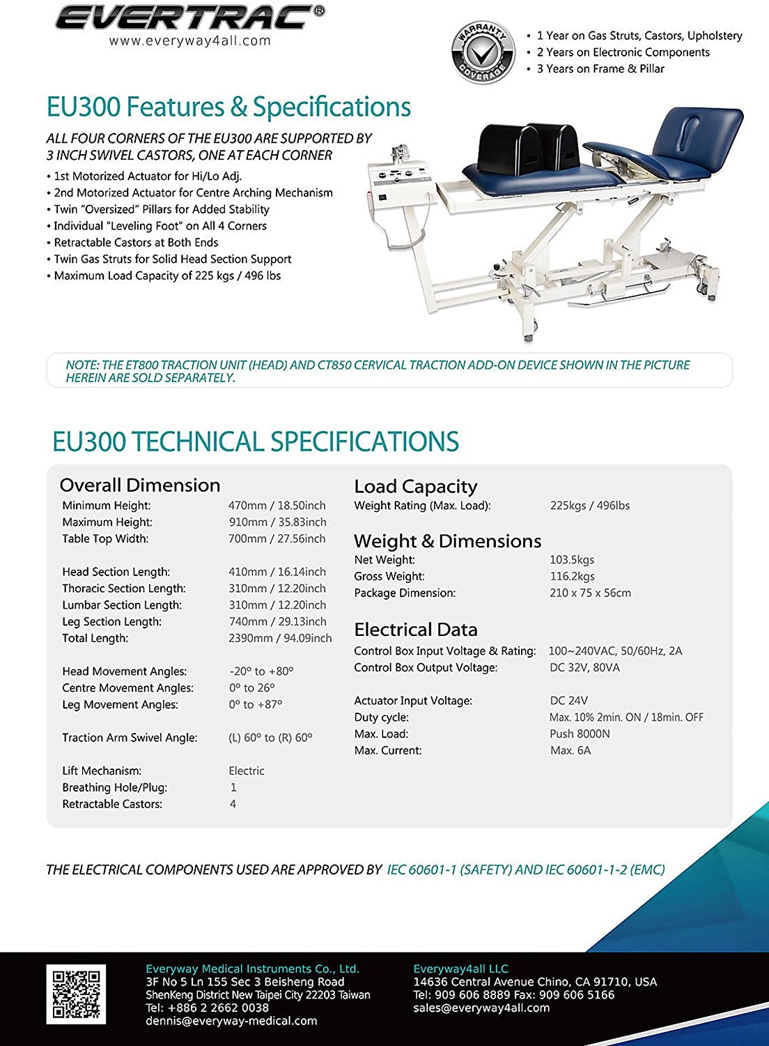 EU300 Traction Set - Everyway4all