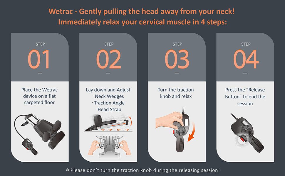 CT800 WeTrac Homeuse Cervical Traction Device - Everyway4all
