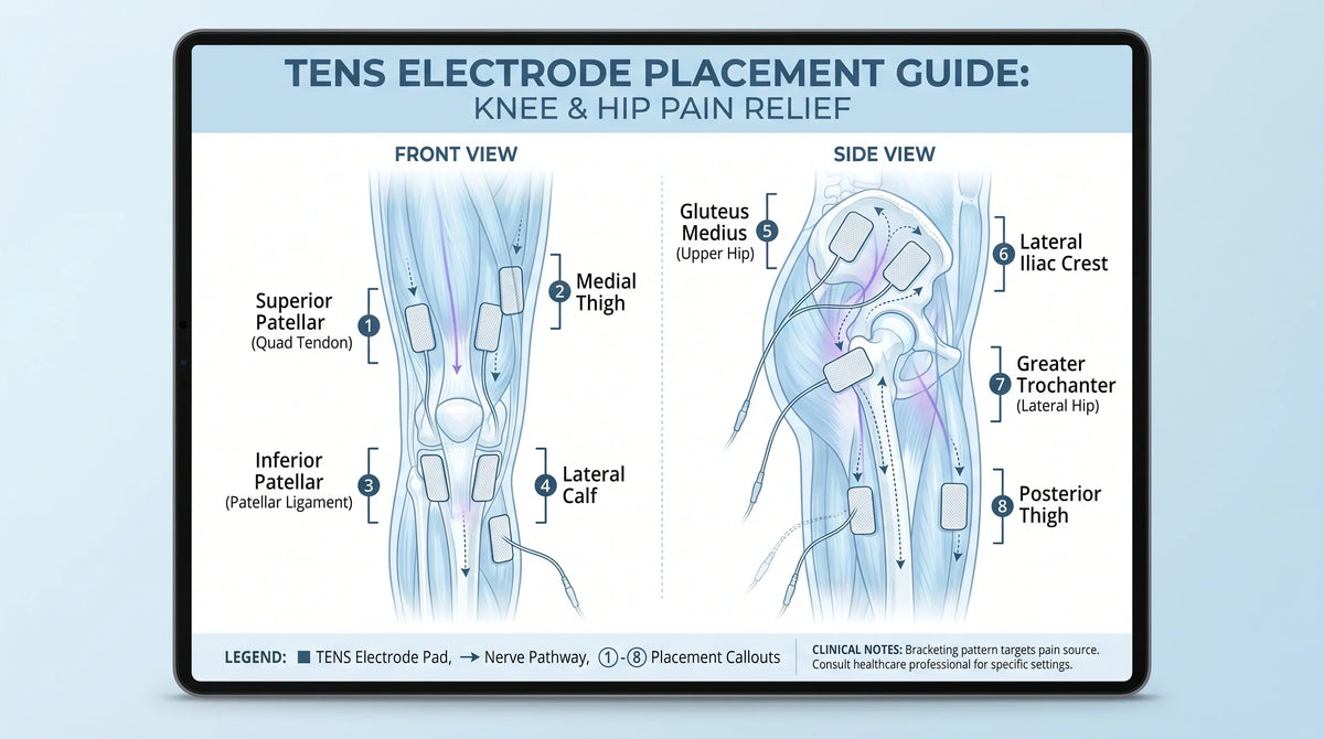 Electrode Placement for Knee and Hip Pain: Common Patterns That Work